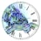 Designart 'Sea Turtle Oversized Cottage Wall Clock